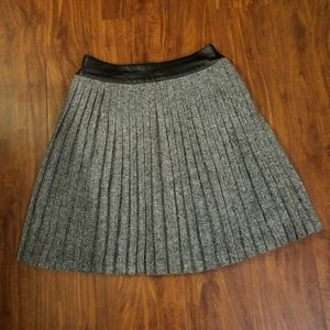 Altar'd State Black Knit Pleated Skirt Small